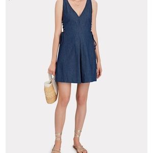 Intermix Side Tie Denim Dress Size 2 NEW NWT